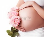  Murales Barriga embarazada rosas